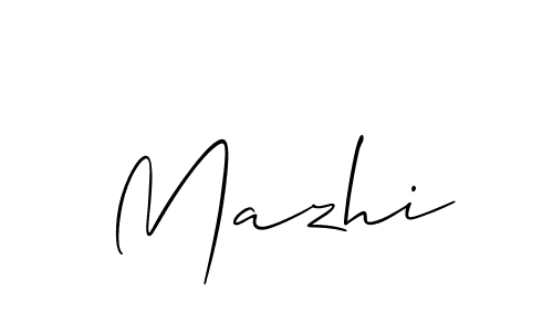 How to make Mazhi name signature. Use Allison_Script style for creating short signs online. This is the latest handwritten sign. Mazhi signature style 2 images and pictures png