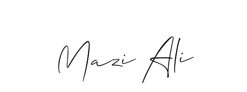 Mazi Ali stylish signature style. Best Handwritten Sign (Allison_Script) for my name. Handwritten Signature Collection Ideas for my name Mazi Ali. Mazi Ali signature style 2 images and pictures png
