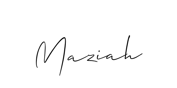 How to make Maziah name signature. Use Allison_Script style for creating short signs online. This is the latest handwritten sign. Maziah signature style 2 images and pictures png