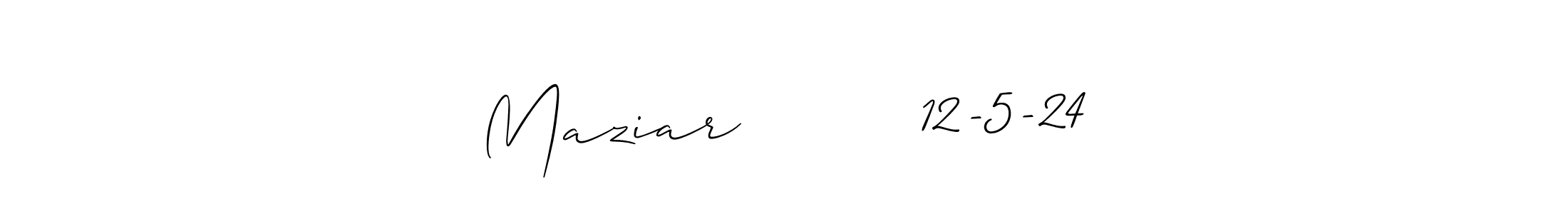 You should practise on your own different ways (Allison_Script) to write your name (Maziar         12-5-24) in signature. don't let someone else do it for you. Maziar         12-5-24 signature style 2 images and pictures png