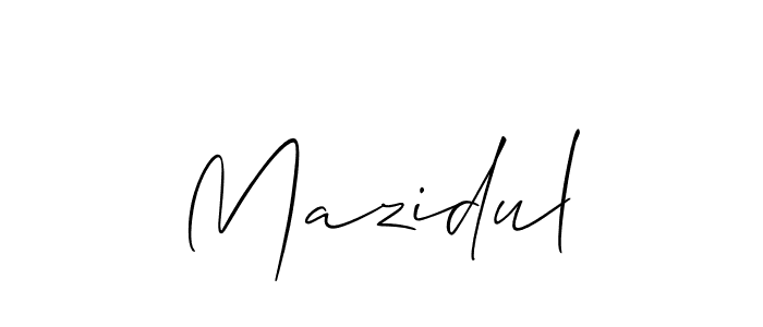 Allison_Script is a professional signature style that is perfect for those who want to add a touch of class to their signature. It is also a great choice for those who want to make their signature more unique. Get Mazidul name to fancy signature for free. Mazidul signature style 2 images and pictures png