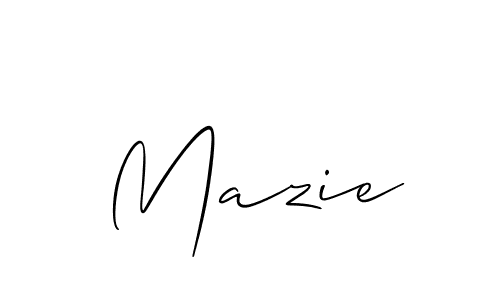 Similarly Allison_Script is the best handwritten signature design. Signature creator online .You can use it as an online autograph creator for name Mazie. Mazie signature style 2 images and pictures png