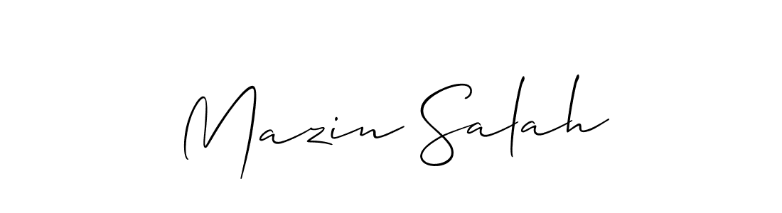 Make a short Mazin Salah signature style. Manage your documents anywhere anytime using Allison_Script. Create and add eSignatures, submit forms, share and send files easily. Mazin Salah signature style 2 images and pictures png