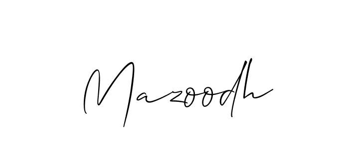Similarly Allison_Script is the best handwritten signature design. Signature creator online .You can use it as an online autograph creator for name Mazoodh. Mazoodh signature style 2 images and pictures png