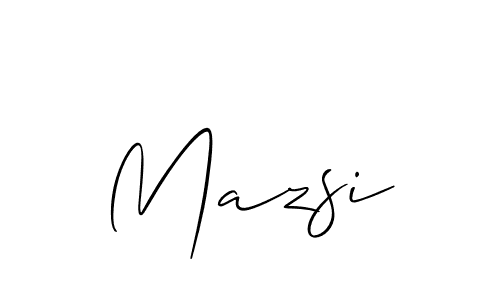 Mazsi stylish signature style. Best Handwritten Sign (Allison_Script) for my name. Handwritten Signature Collection Ideas for my name Mazsi. Mazsi signature style 2 images and pictures png