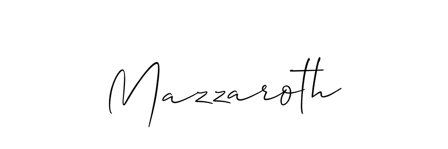 How to make Mazzaroth name signature. Use Allison_Script style for creating short signs online. This is the latest handwritten sign. Mazzaroth signature style 2 images and pictures png