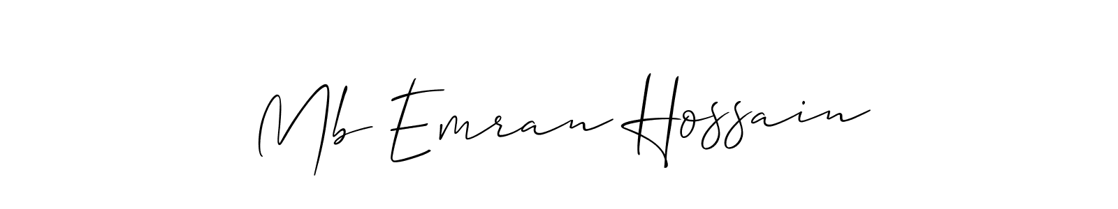 Best and Professional Signature Style for Mb Emran Hossain. Allison_Script Best Signature Style Collection. Mb Emran Hossain signature style 2 images and pictures png