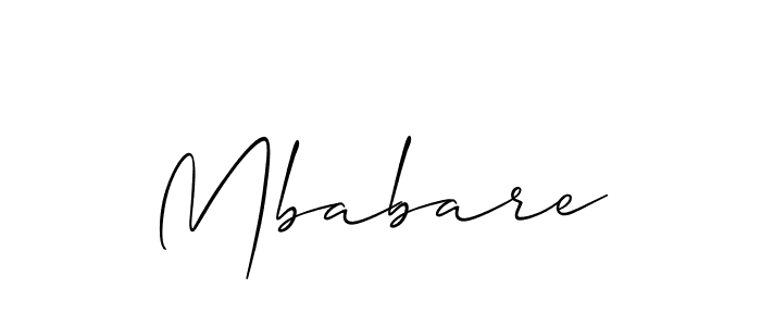 How to Draw Mbabare signature style? Allison_Script is a latest design signature styles for name Mbabare. Mbabare signature style 2 images and pictures png