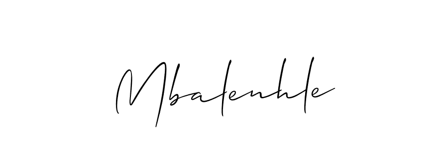 The best way (Allison_Script) to make a short signature is to pick only two or three words in your name. The name Mbalenhle include a total of six letters. For converting this name. Mbalenhle signature style 2 images and pictures png