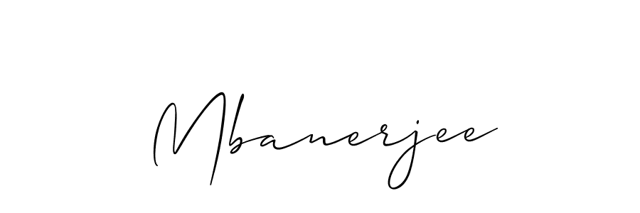 Best and Professional Signature Style for Mbanerjee. Allison_Script Best Signature Style Collection. Mbanerjee signature style 2 images and pictures png