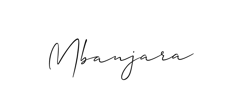 Similarly Allison_Script is the best handwritten signature design. Signature creator online .You can use it as an online autograph creator for name Mbanjara. Mbanjara signature style 2 images and pictures png