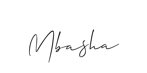 Allison_Script is a professional signature style that is perfect for those who want to add a touch of class to their signature. It is also a great choice for those who want to make their signature more unique. Get Mbasha name to fancy signature for free. Mbasha signature style 2 images and pictures png