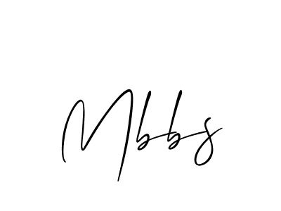 Also we have Mbbs name is the best signature style. Create professional handwritten signature collection using Allison_Script autograph style. Mbbs signature style 2 images and pictures png
