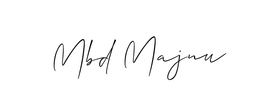 You should practise on your own different ways (Allison_Script) to write your name (Mbd Majnu) in signature. don't let someone else do it for you. Mbd Majnu signature style 2 images and pictures png