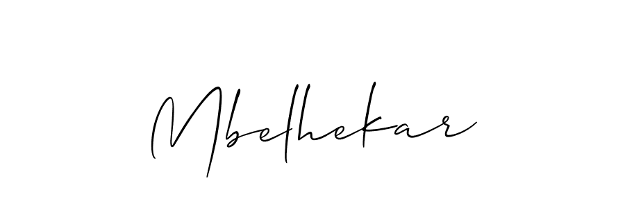 Make a short Mbelhekar signature style. Manage your documents anywhere anytime using Allison_Script. Create and add eSignatures, submit forms, share and send files easily. Mbelhekar signature style 2 images and pictures png