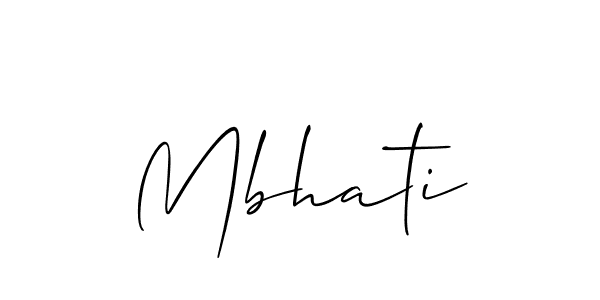 Also You can easily find your signature by using the search form. We will create Mbhati name handwritten signature images for you free of cost using Allison_Script sign style. Mbhati signature style 2 images and pictures png