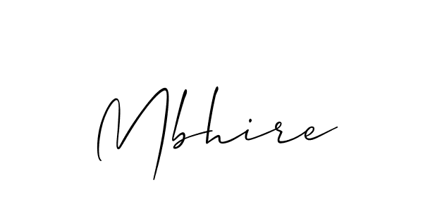 Make a short Mbhire signature style. Manage your documents anywhere anytime using Allison_Script. Create and add eSignatures, submit forms, share and send files easily. Mbhire signature style 2 images and pictures png