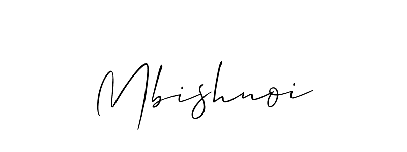 Mbishnoi stylish signature style. Best Handwritten Sign (Allison_Script) for my name. Handwritten Signature Collection Ideas for my name Mbishnoi. Mbishnoi signature style 2 images and pictures png