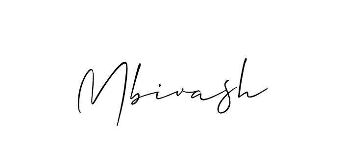 Best and Professional Signature Style for Mbivash. Allison_Script Best Signature Style Collection. Mbivash signature style 2 images and pictures png