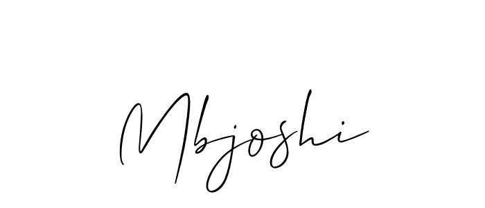 Make a beautiful signature design for name Mbjoshi. Use this online signature maker to create a handwritten signature for free. Mbjoshi signature style 2 images and pictures png