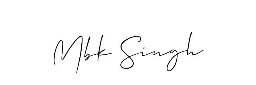 This is the best signature style for the Mbk Singh name. Also you like these signature font (Allison_Script). Mix name signature. Mbk Singh signature style 2 images and pictures png