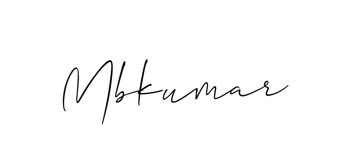 Also You can easily find your signature by using the search form. We will create Mbkumar name handwritten signature images for you free of cost using Allison_Script sign style. Mbkumar signature style 2 images and pictures png