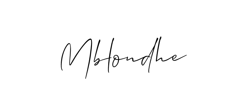 Also You can easily find your signature by using the search form. We will create Mblondhe name handwritten signature images for you free of cost using Allison_Script sign style. Mblondhe signature style 2 images and pictures png