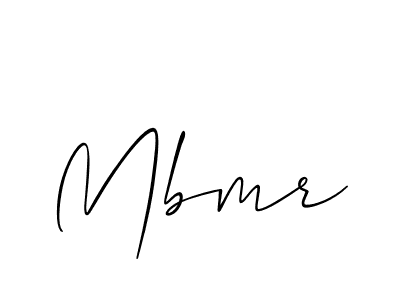 Create a beautiful signature design for name Mbmr. With this signature (Allison_Script) fonts, you can make a handwritten signature for free. Mbmr signature style 2 images and pictures png