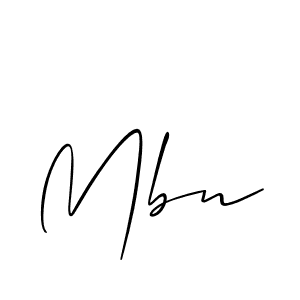 Make a beautiful signature design for name Mbn. Use this online signature maker to create a handwritten signature for free. Mbn signature style 2 images and pictures png