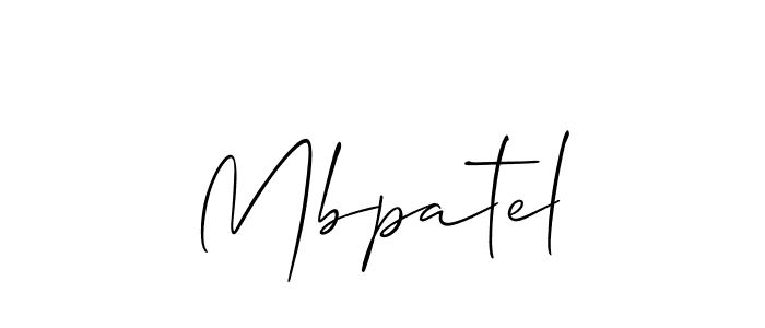 Make a beautiful signature design for name Mbpatel. Use this online signature maker to create a handwritten signature for free. Mbpatel signature style 2 images and pictures png