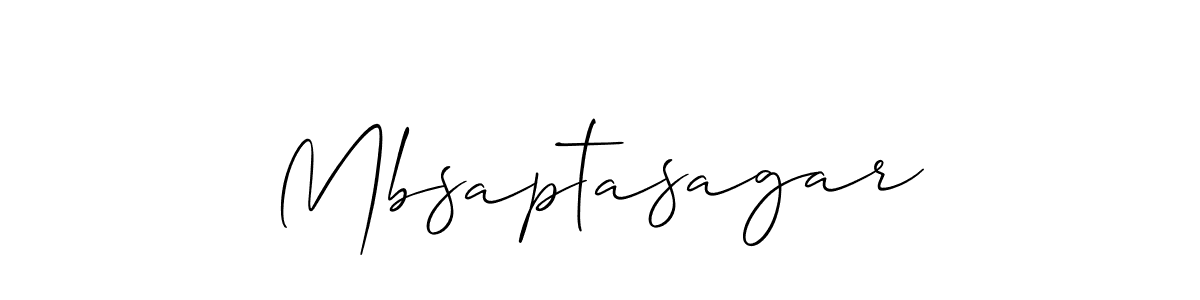 Once you've used our free online signature maker to create your best signature Allison_Script style, it's time to enjoy all of the benefits that Mbsaptasagar name signing documents. Mbsaptasagar signature style 2 images and pictures png