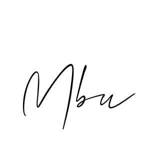 Best and Professional Signature Style for Mbu. Allison_Script Best Signature Style Collection. Mbu signature style 2 images and pictures png