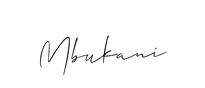 Best and Professional Signature Style for Mbukani. Allison_Script Best Signature Style Collection. Mbukani signature style 2 images and pictures png