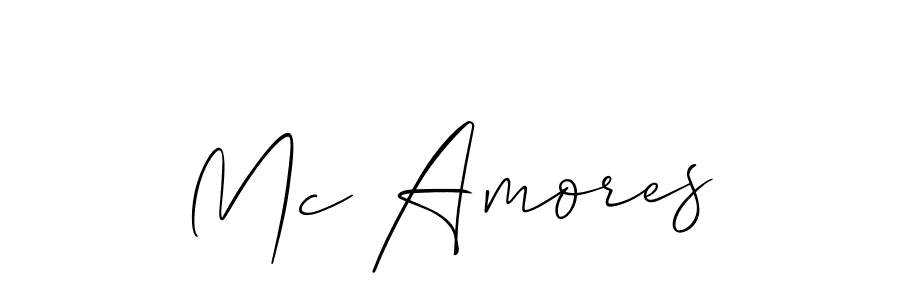 Make a beautiful signature design for name Mc Amores. Use this online signature maker to create a handwritten signature for free. Mc Amores signature style 2 images and pictures png