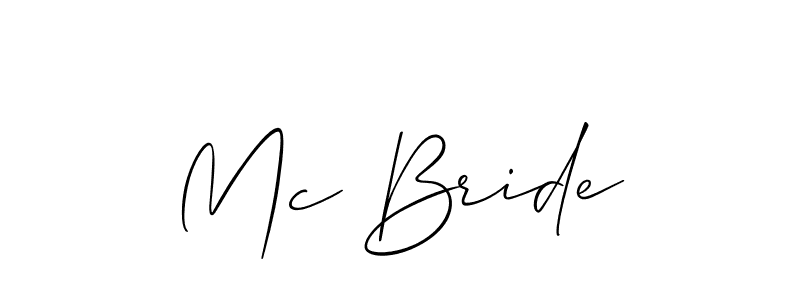 Best and Professional Signature Style for Mc Bride. Allison_Script Best Signature Style Collection. Mc Bride signature style 2 images and pictures png