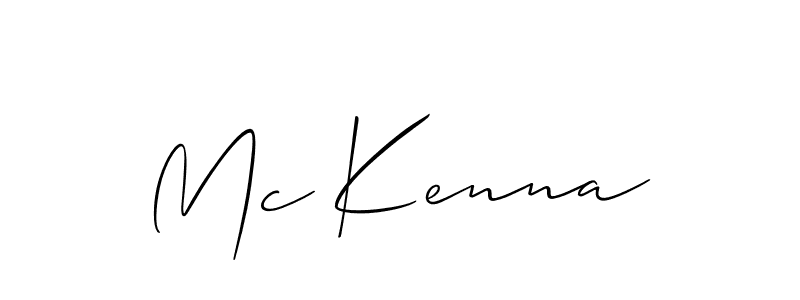 Similarly Allison_Script is the best handwritten signature design. Signature creator online .You can use it as an online autograph creator for name Mc Kenna. Mc Kenna signature style 2 images and pictures png