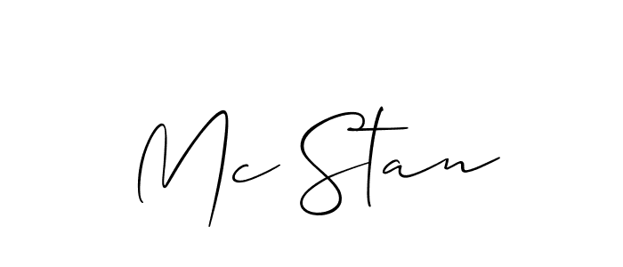 Make a beautiful signature design for name Mc Stan. Use this online signature maker to create a handwritten signature for free. Mc Stan signature style 2 images and pictures png