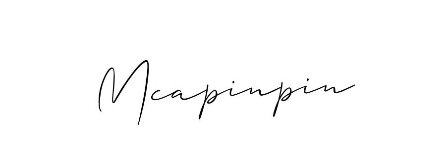Make a short Mcapinpin signature style. Manage your documents anywhere anytime using Allison_Script. Create and add eSignatures, submit forms, share and send files easily. Mcapinpin signature style 2 images and pictures png