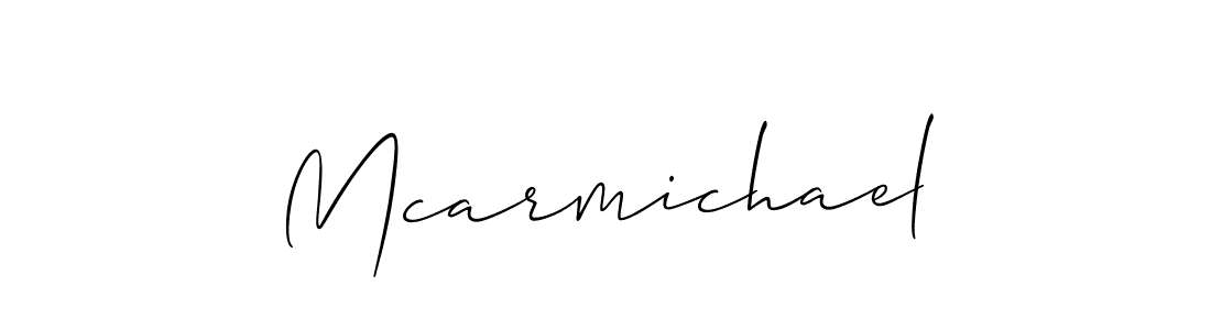 Allison_Script is a professional signature style that is perfect for those who want to add a touch of class to their signature. It is also a great choice for those who want to make their signature more unique. Get Mcarmichael name to fancy signature for free. Mcarmichael signature style 2 images and pictures png