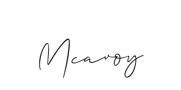 Design your own signature with our free online signature maker. With this signature software, you can create a handwritten (Allison_Script) signature for name Mcavoy. Mcavoy signature style 2 images and pictures png