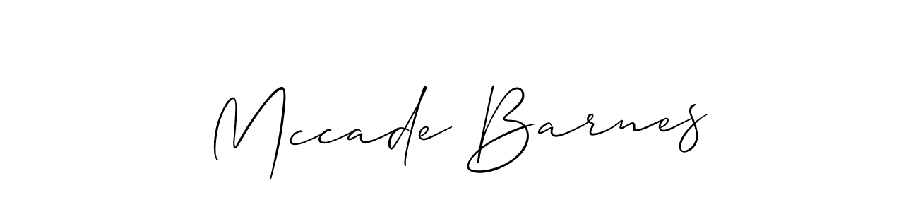 Make a beautiful signature design for name Mccade Barnes. Use this online signature maker to create a handwritten signature for free. Mccade Barnes signature style 2 images and pictures png