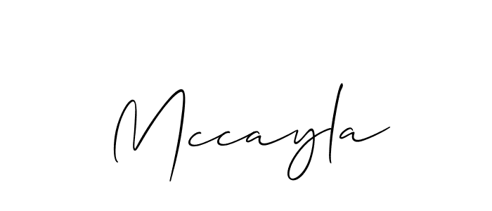 Best and Professional Signature Style for Mccayla. Allison_Script Best Signature Style Collection. Mccayla signature style 2 images and pictures png