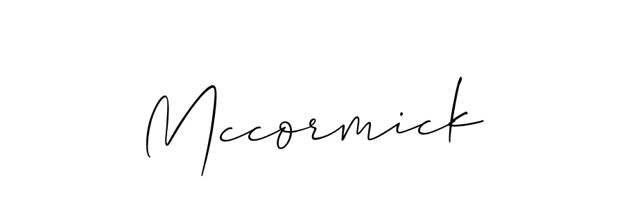 Create a beautiful signature design for name Mccormick. With this signature (Allison_Script) fonts, you can make a handwritten signature for free. Mccormick signature style 2 images and pictures png