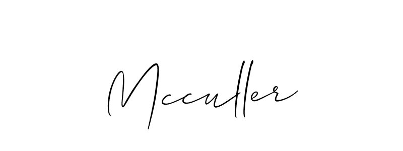 Also we have Mcculler name is the best signature style. Create professional handwritten signature collection using Allison_Script autograph style. Mcculler signature style 2 images and pictures png