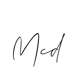 How to Draw Mcd signature style? Allison_Script is a latest design signature styles for name Mcd. Mcd signature style 2 images and pictures png