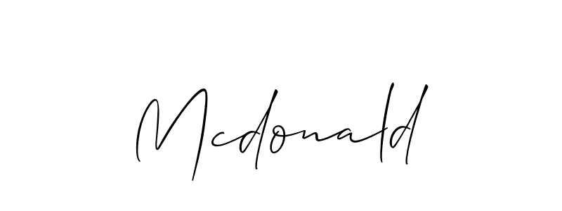 Mcdonald stylish signature style. Best Handwritten Sign (Allison_Script) for my name. Handwritten Signature Collection Ideas for my name Mcdonald. Mcdonald signature style 2 images and pictures png