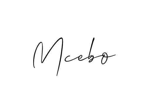 Make a short Mcebo signature style. Manage your documents anywhere anytime using Allison_Script. Create and add eSignatures, submit forms, share and send files easily. Mcebo signature style 2 images and pictures png