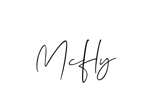 How to make Mcfly signature? Allison_Script is a professional autograph style. Create handwritten signature for Mcfly name. Mcfly signature style 2 images and pictures png