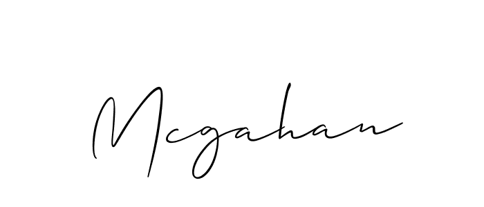 Also You can easily find your signature by using the search form. We will create Mcgahan name handwritten signature images for you free of cost using Allison_Script sign style. Mcgahan signature style 2 images and pictures png