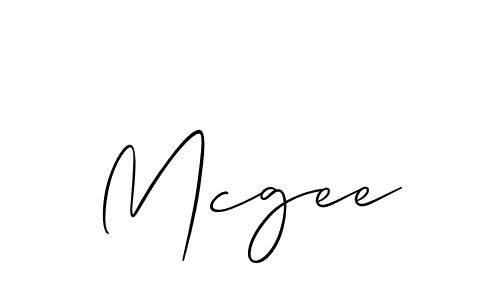 Best and Professional Signature Style for Mcgee. Allison_Script Best Signature Style Collection. Mcgee signature style 2 images and pictures png